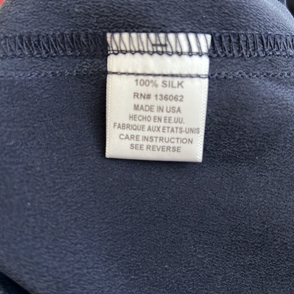 LAVENDER BROWN 100% silk shirt DRESS TUNIC - Picture 5 of 6